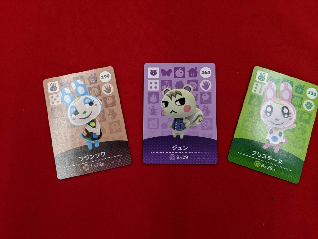 どうぶつの森 amiiboカード フランソワ クリスチーヌ