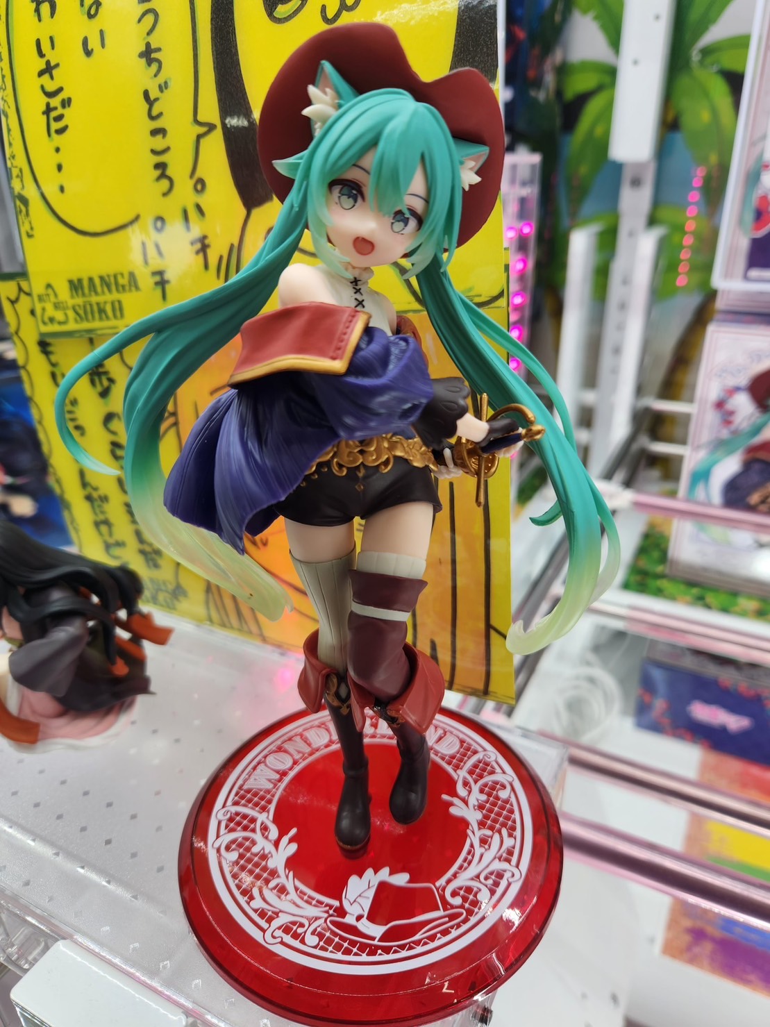 初音ミク Wonderland フィギュア 長靴を履いた猫 3体セット 初音ミク