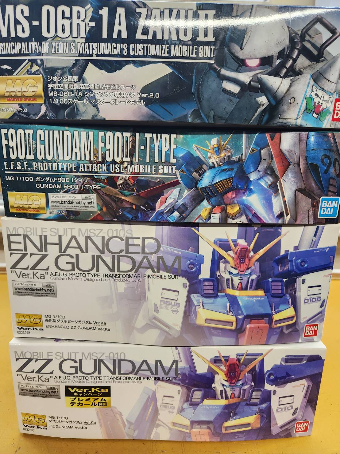 □MG 強化型ダブルゼータガンダム Ver.Ka 他、多数のMGガンプラ