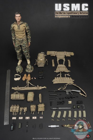 1/6 USMC 2nd Marine Expeditionary Battalion Afghanistan Soldier