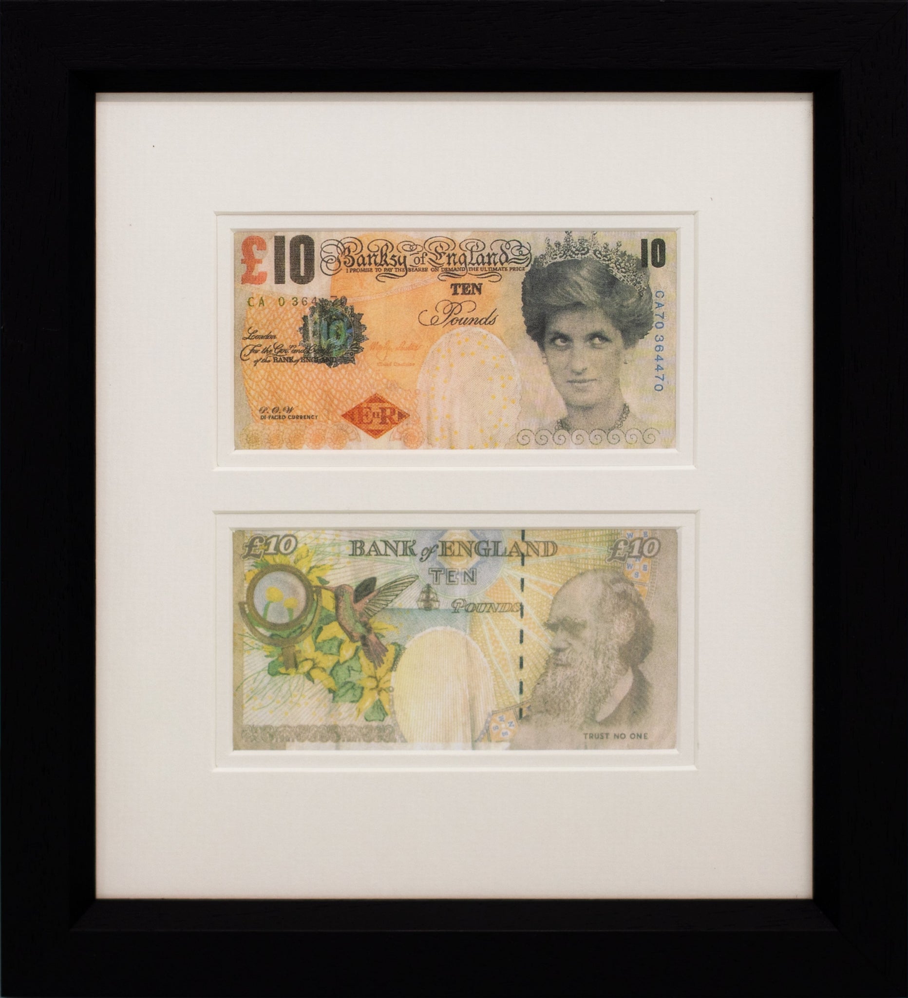 BANKSY バンクシー Di-Faced Tenner 10ポンド ダイアナ妃