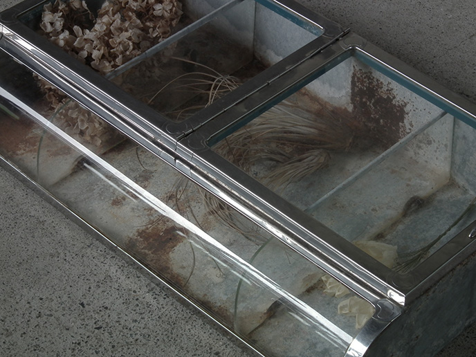 希少☆昭和の駄菓子ショーケース ガラス/ブリキ製 レトロ 駄菓子屋さん