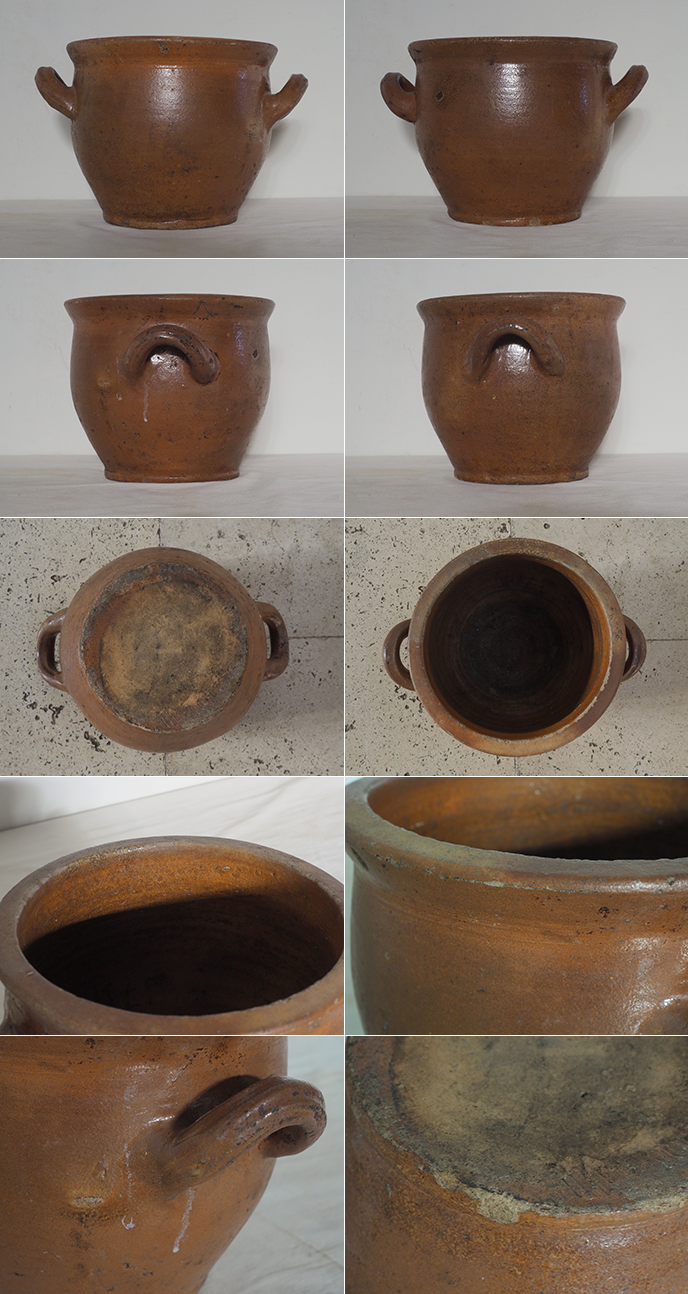 フランス アンティーク 陶製 水瓶 壺 ポット | MANSIKKA