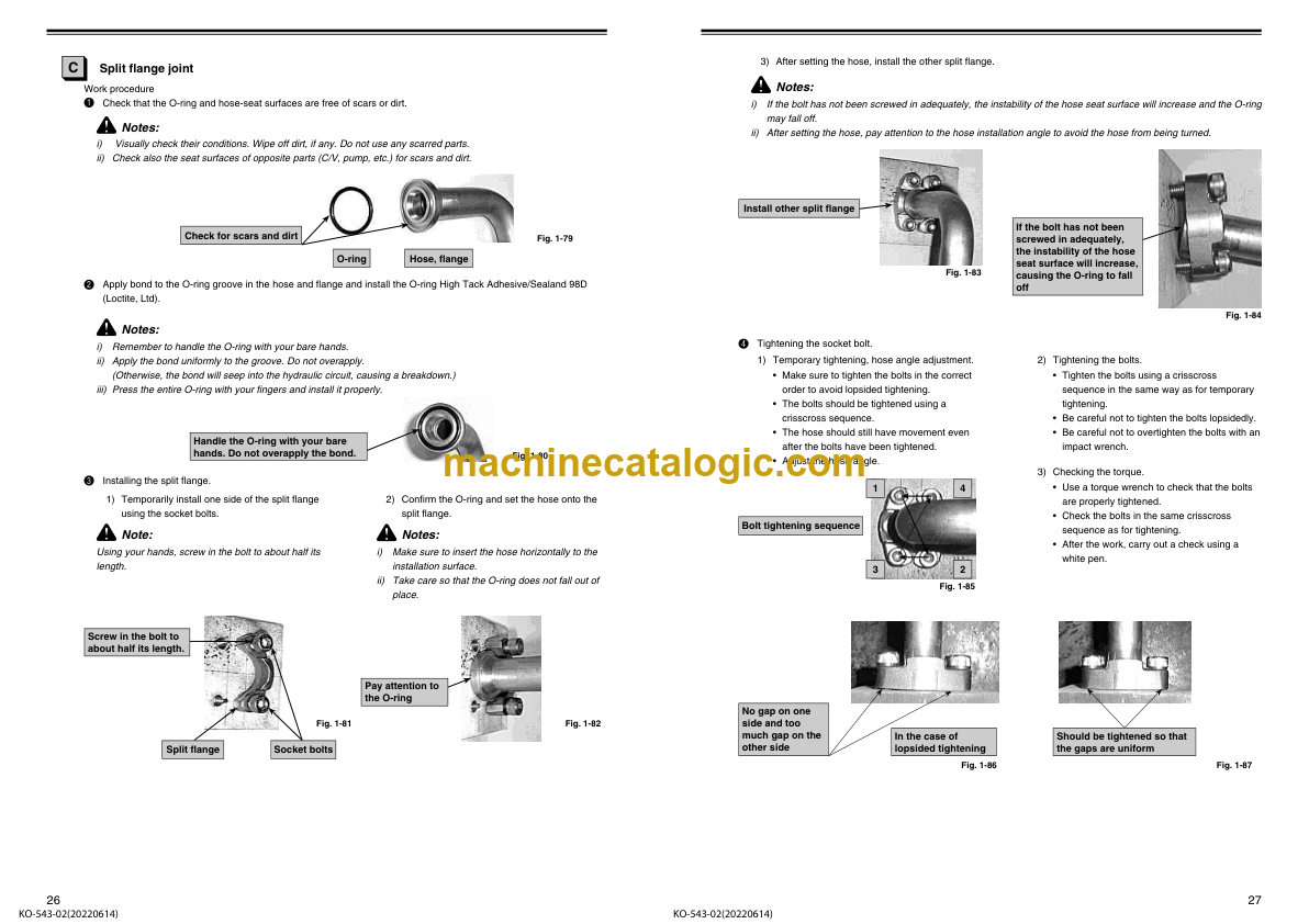 Hitachi ZX-6 Assembly Procedure Manual – Machine Catalogic