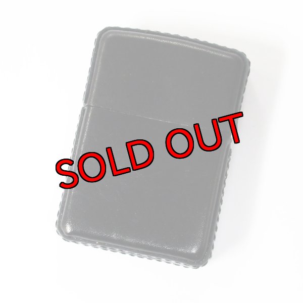 Zippo ジッポーライター：ラッキーストライク 本革巻 ブラック 黒 1996年製