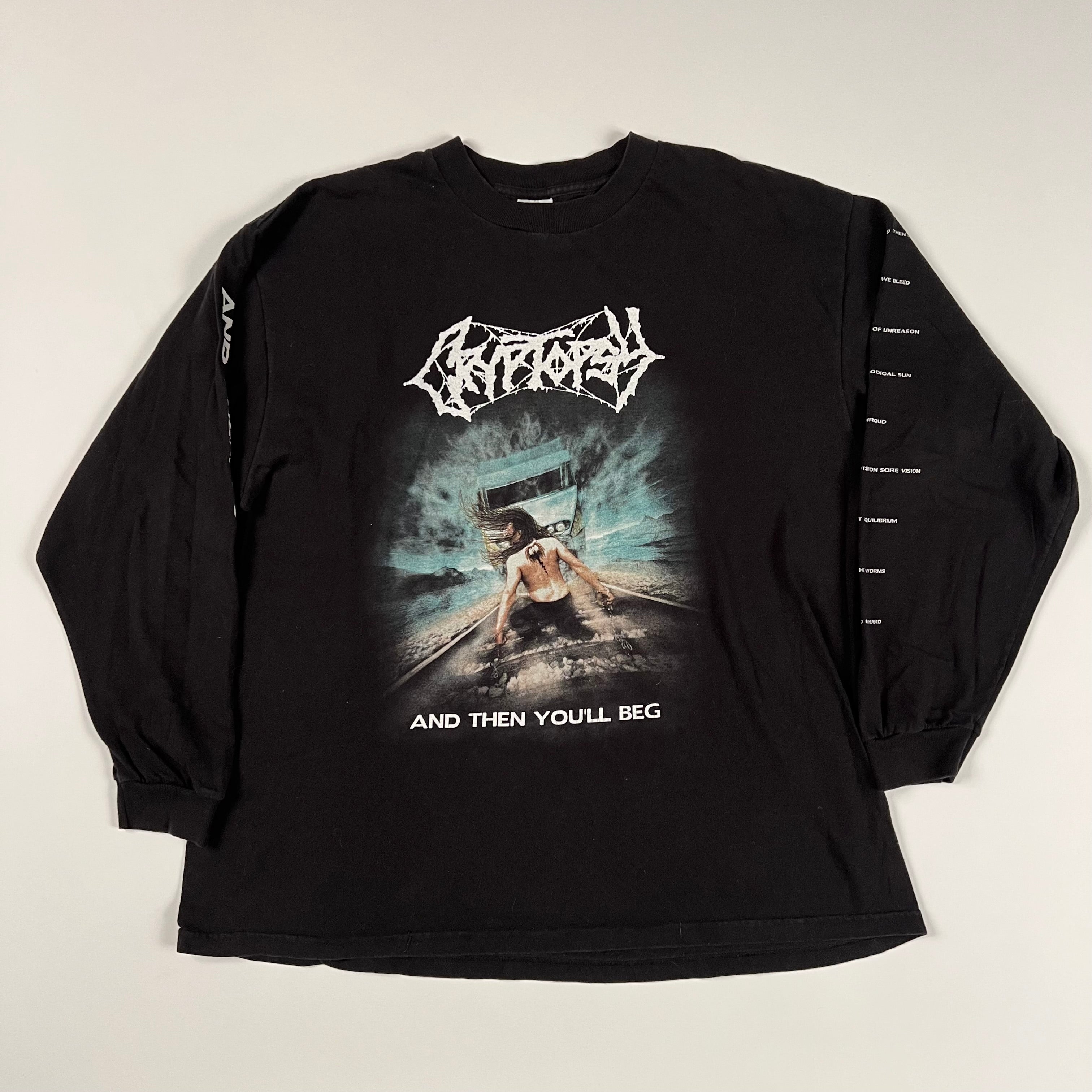 ビンテージ Cryptopsy ロングTシャツ XL