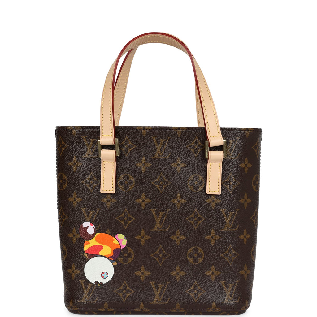 Louis Vuitton X Takashi Murakami Vavin PM Brown Monogram Panda Gold Ha