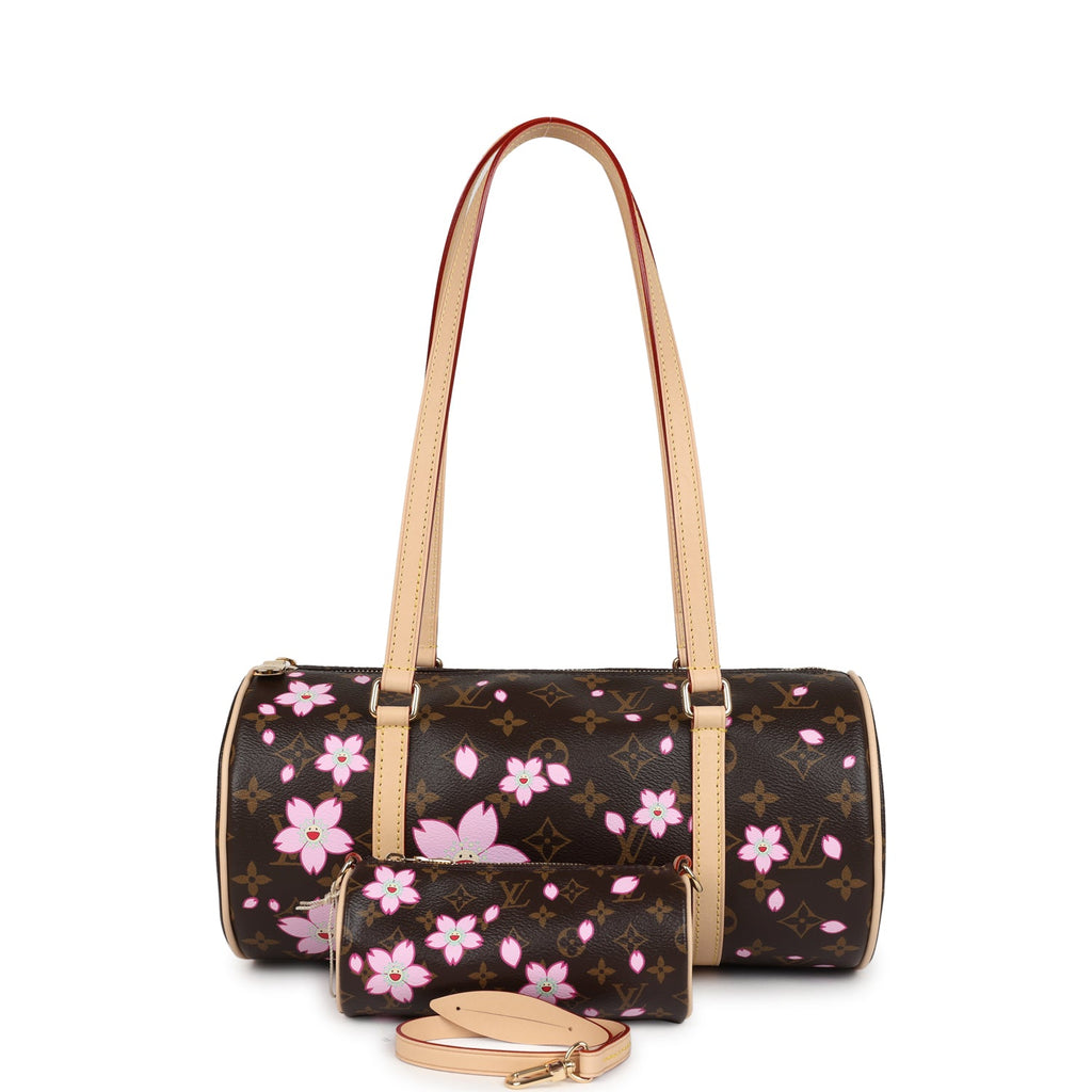 Louis Vuitton X Takashi Murakami Cherry Blossom Papillon Brown and Pin