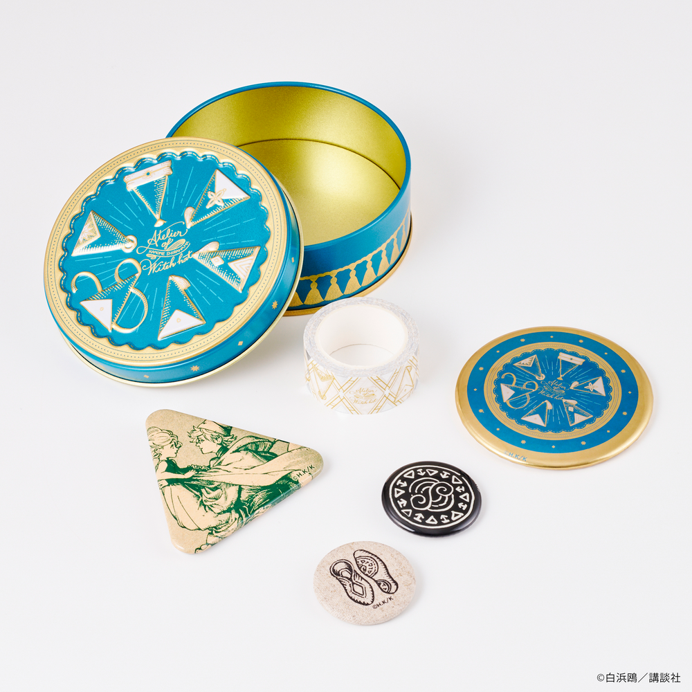 とんがり帽子のアトリエ くじ リチェ ミニタオル アクリルスタンド 缶