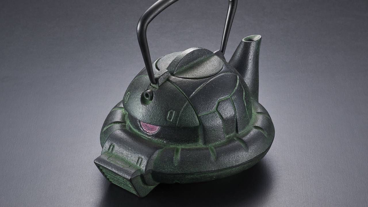 伝統工芸・南部鉄器で作られた質実剛健な『鉄瓶ZAKU(GREEN)』新発売