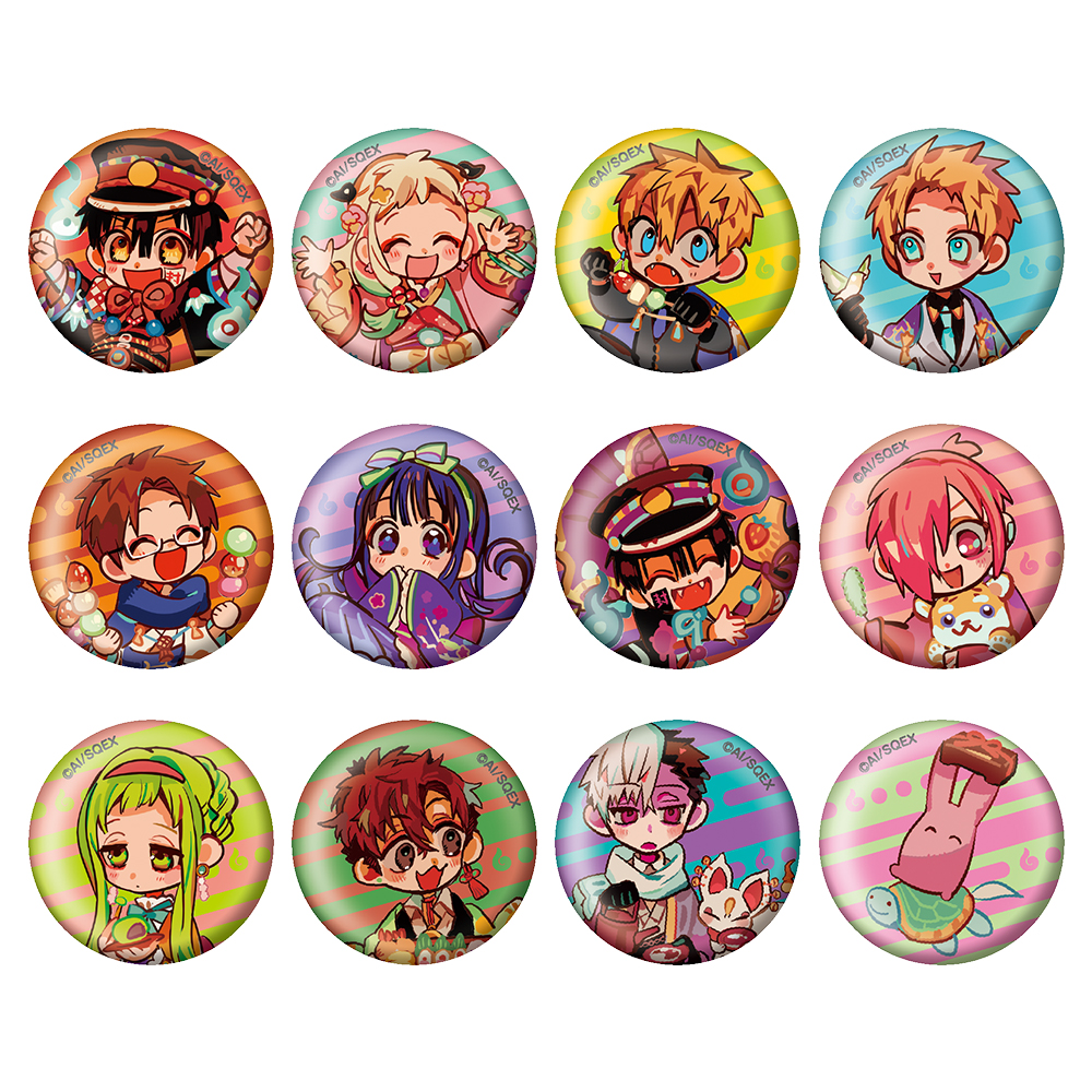 地縛少年花子くん レトロ ミツバ 缶バッジ アクリルスタンド セット TV