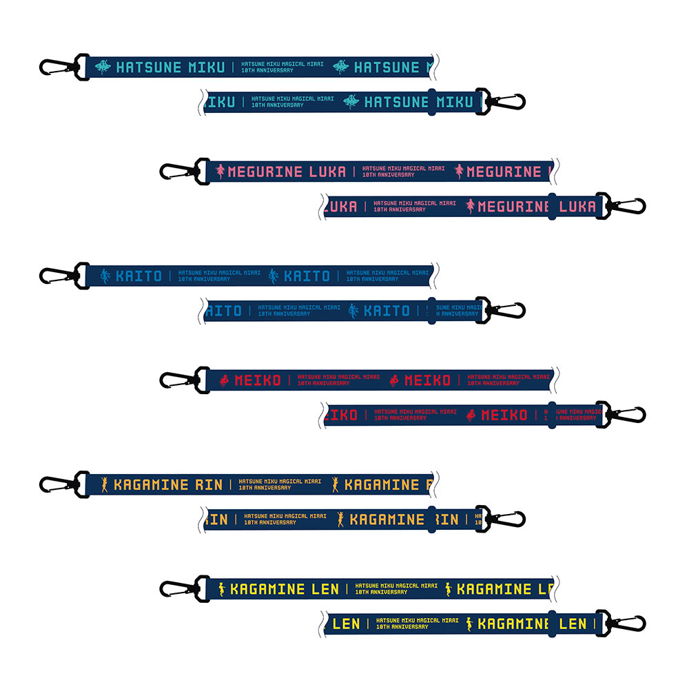グッズ]マジカルミライ 10th サコッシュ用ストラップ（全6種）｜初音