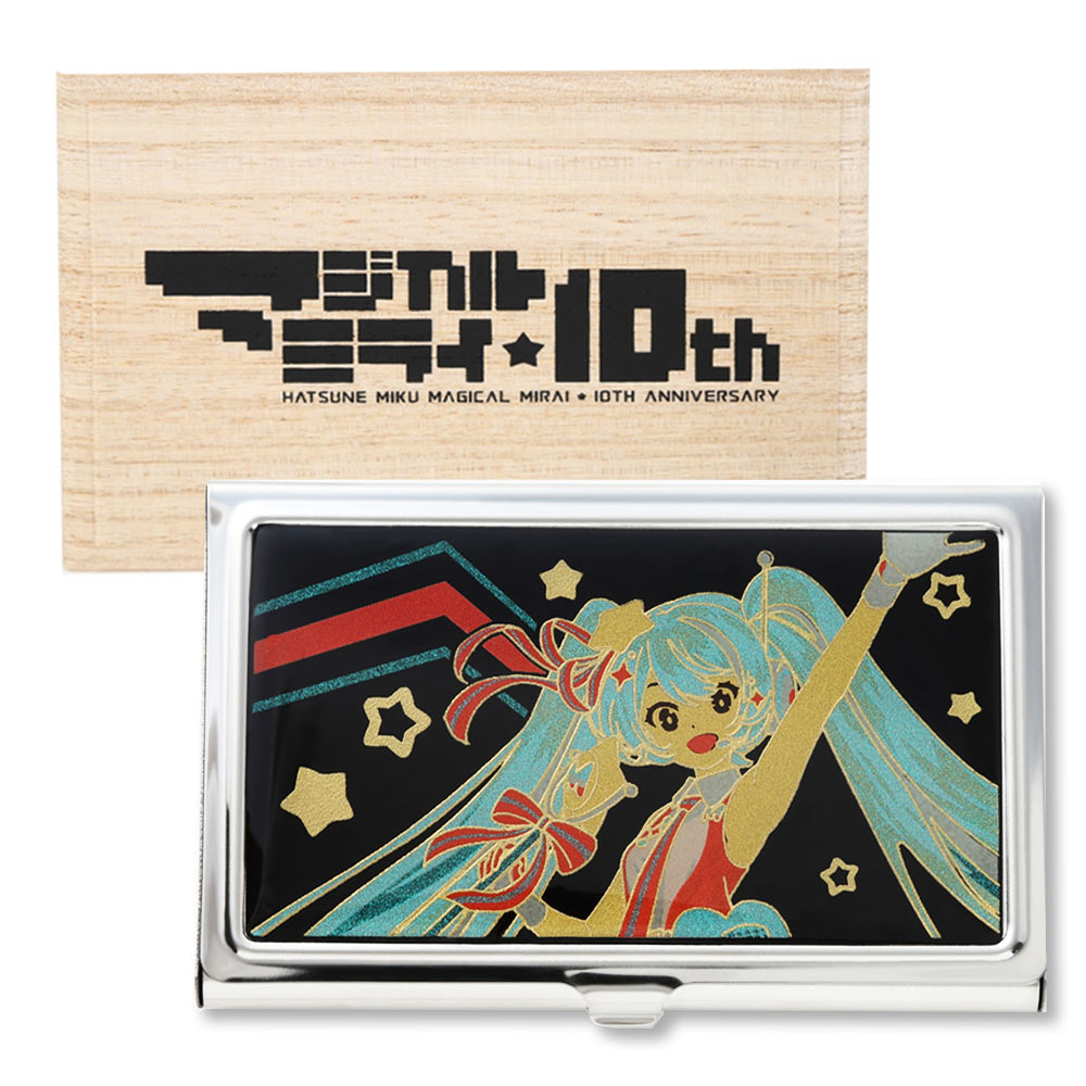 初音ミク 蒔絵タグプレート 初音ミク 蒔絵タグプレート 初音ミク 蒔絵