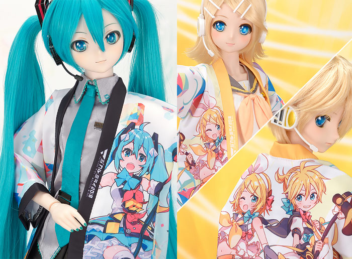 初音ミク マジカルミライ 2018 ドール用ハッピ 鏡音リン・レン ver. 鏡