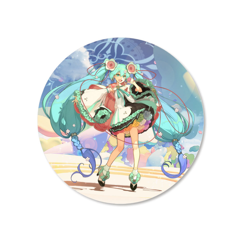 初音ミク16th コースターパブミラー 初音ミクArt by KEI 初音ミク16th