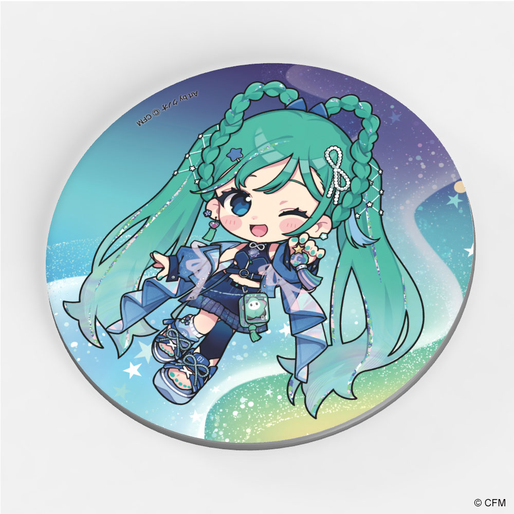 MIKU 2021 コースター型パブミラー いかり 初音ミク MIKU 2021