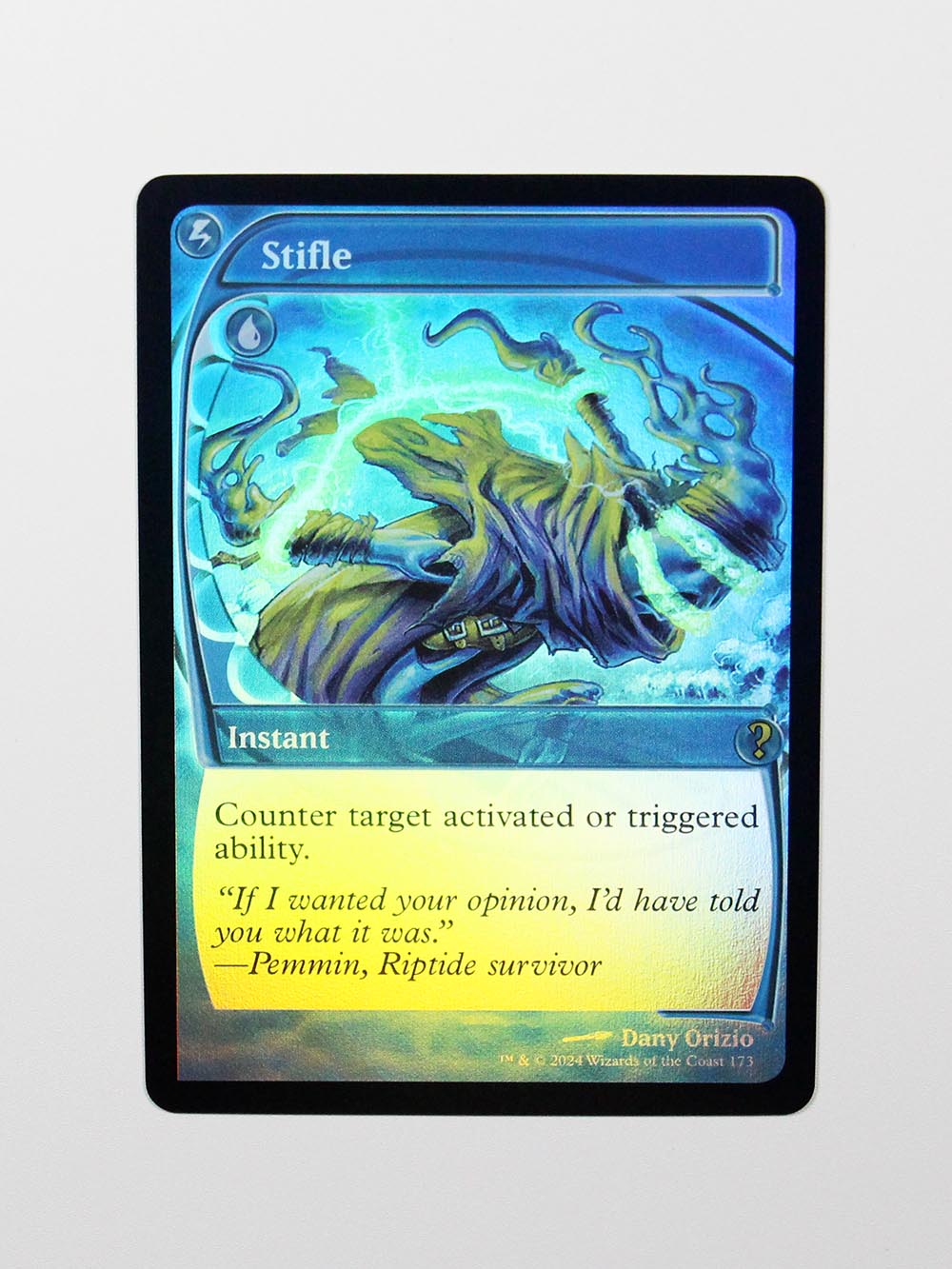 MTG もみ消し Stifle 初版foil SCG Foil】《もみ消し/Stifle》[SCG] 青