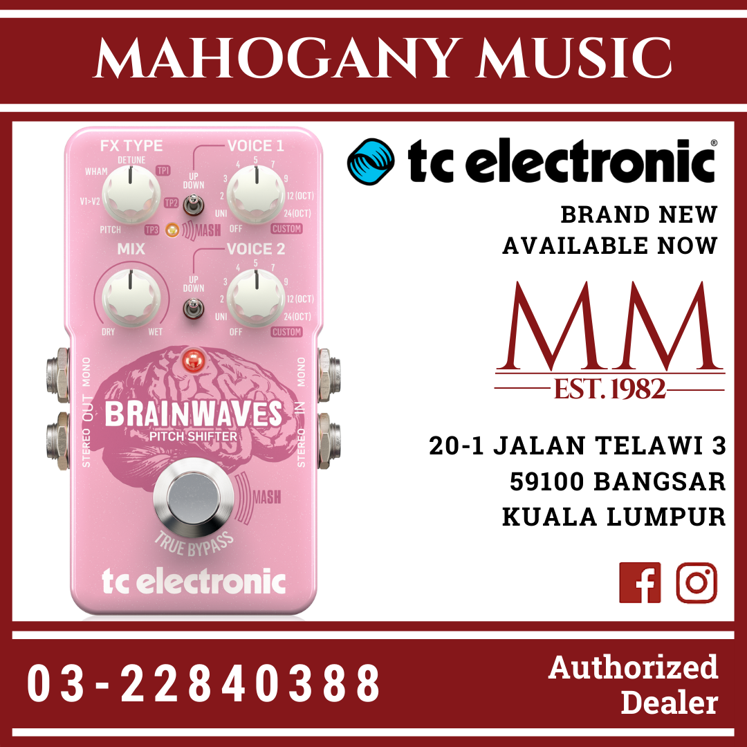 TC Electronic Brainwaves Pitch Shifter Guitar Effects Pedal
