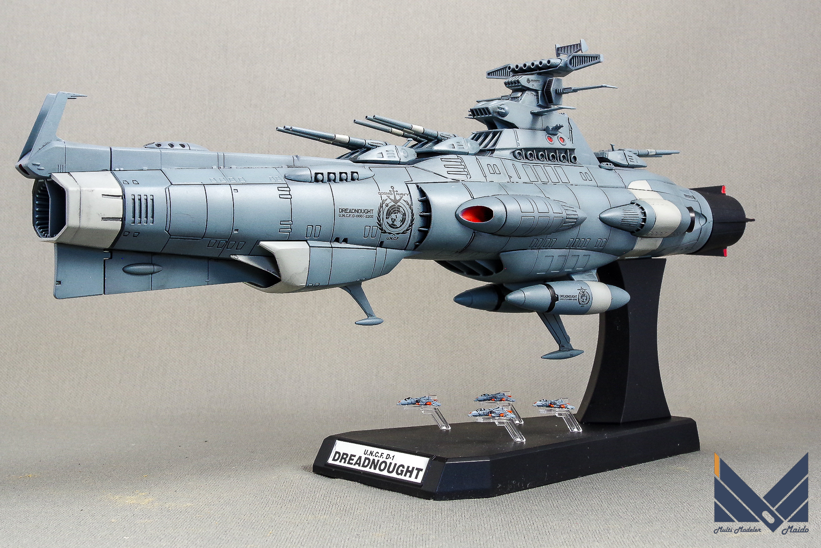 宇宙戦艦ヤマト2202 1/1000 アンドロメダDX&ドレッドノート合体セット