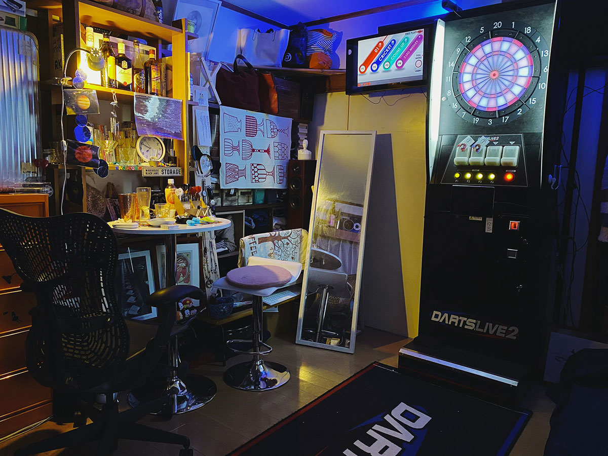 ダーツライブ1 業務用 ダーツマシン 高さのない場所の設置に◎