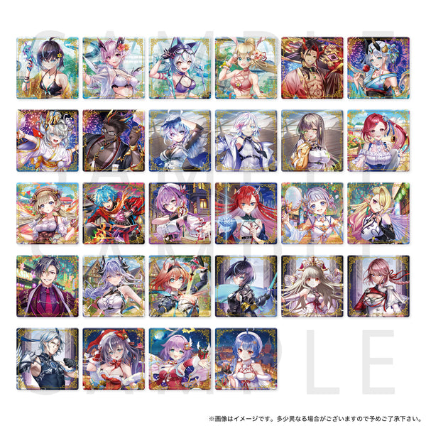 コヨミ 白猫プロジェクト コースター 星型缶バッジ フォースター