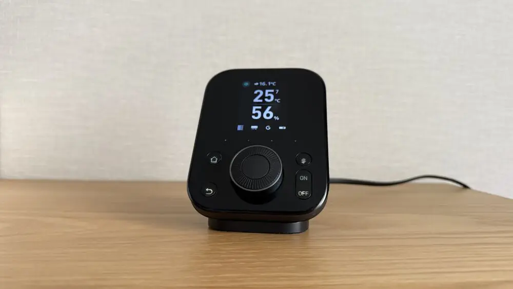 SwitchBotハブ3をレビュー！物理ボタン＆ダイヤルが一緒になったオール