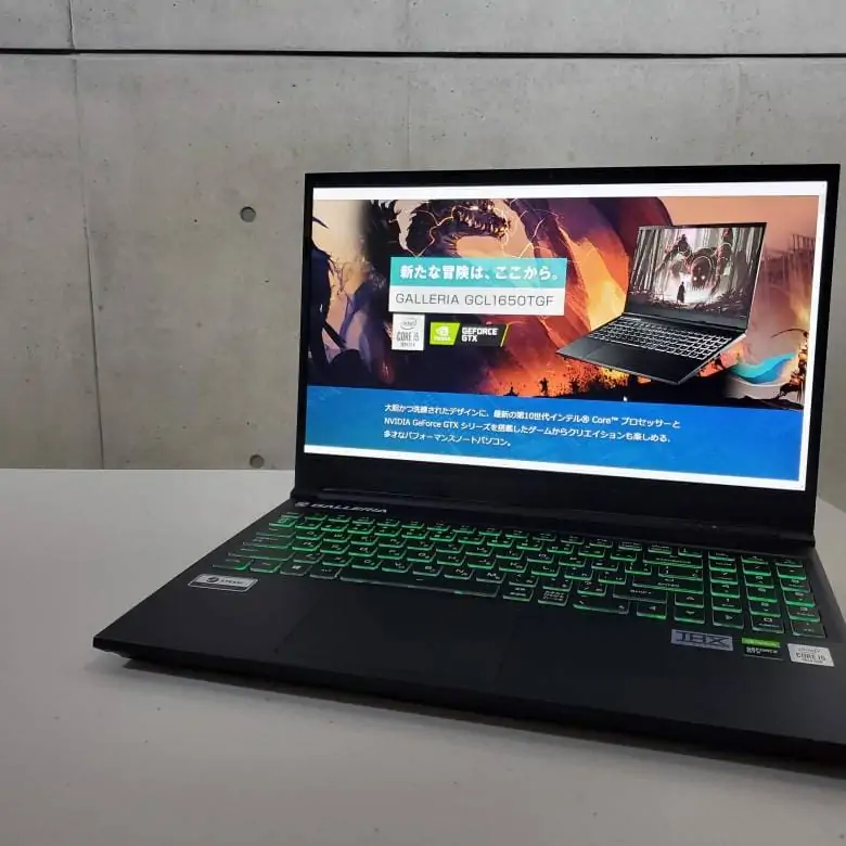 ドスパラGALLERIA GCL1650TGFレビュー】10万で買えるコスパ抜群な