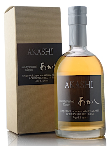 江井ヶ嶋酒造】 シングルモルトあかし 3年 ヘビリーピーテッド