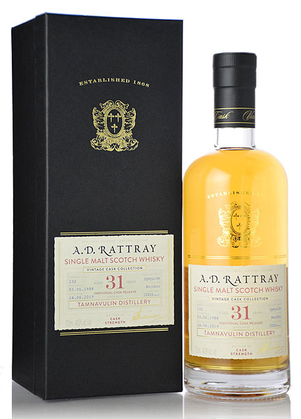 デュワラトレー】 タムナブーリン [1988] 31年 バーボンホグスヘッド