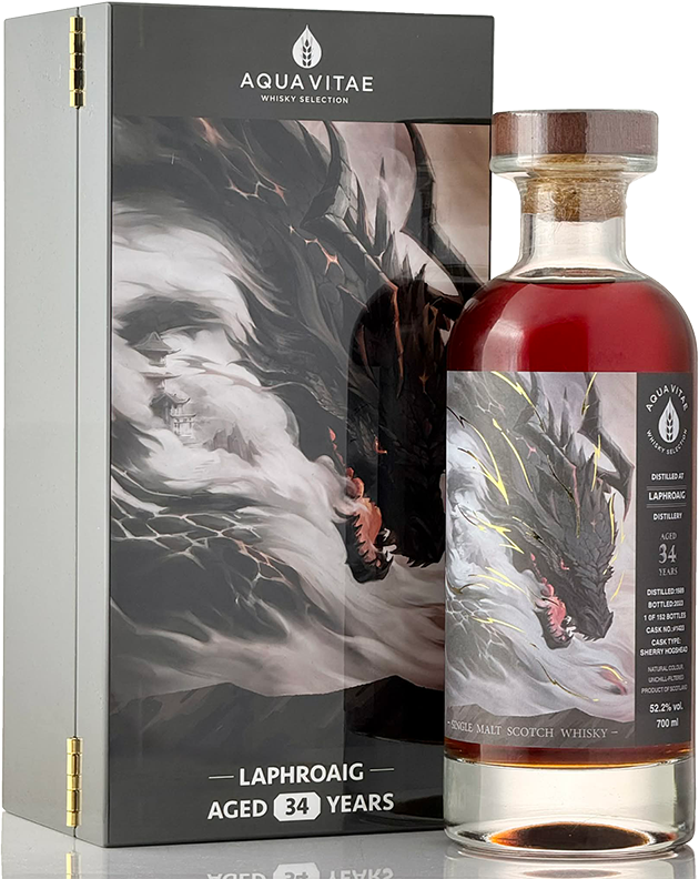 ラフロイグ[1989-2023] 34年 シェリーホグスヘッド 