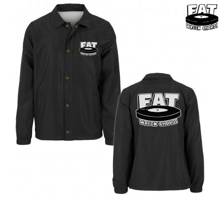 FAT WRECK CHORDS コーチジャケット pizza of death FAT レコード