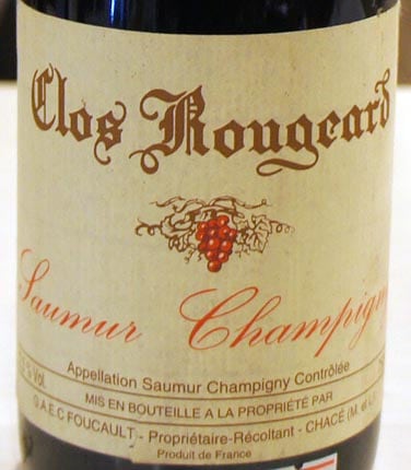 1997 クロ・ルジャール ソミュール・シャンピニー レ・ブール | すべて