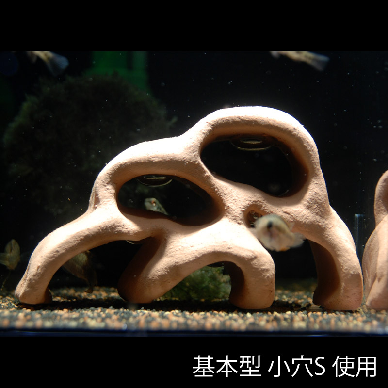 SheltaCrafta シェルター 素焼き 手作り 水槽 隠れ家 テラリウム②