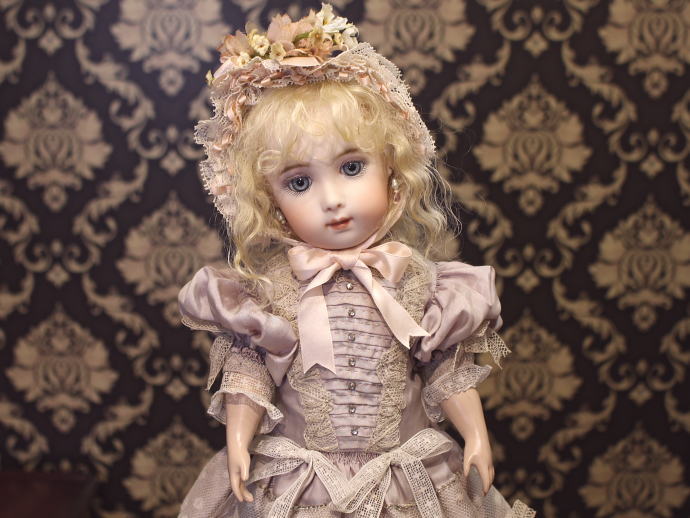 アンティーク スクエア作 / リプロダクションドール 【ロングフェイス