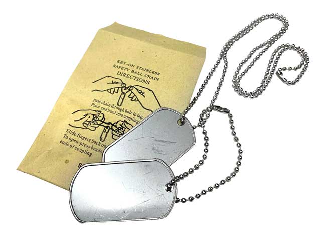 WW2 実物 実名 米海軍 ドッグタグ WW2-VIETNAM 実物 実名 米海軍