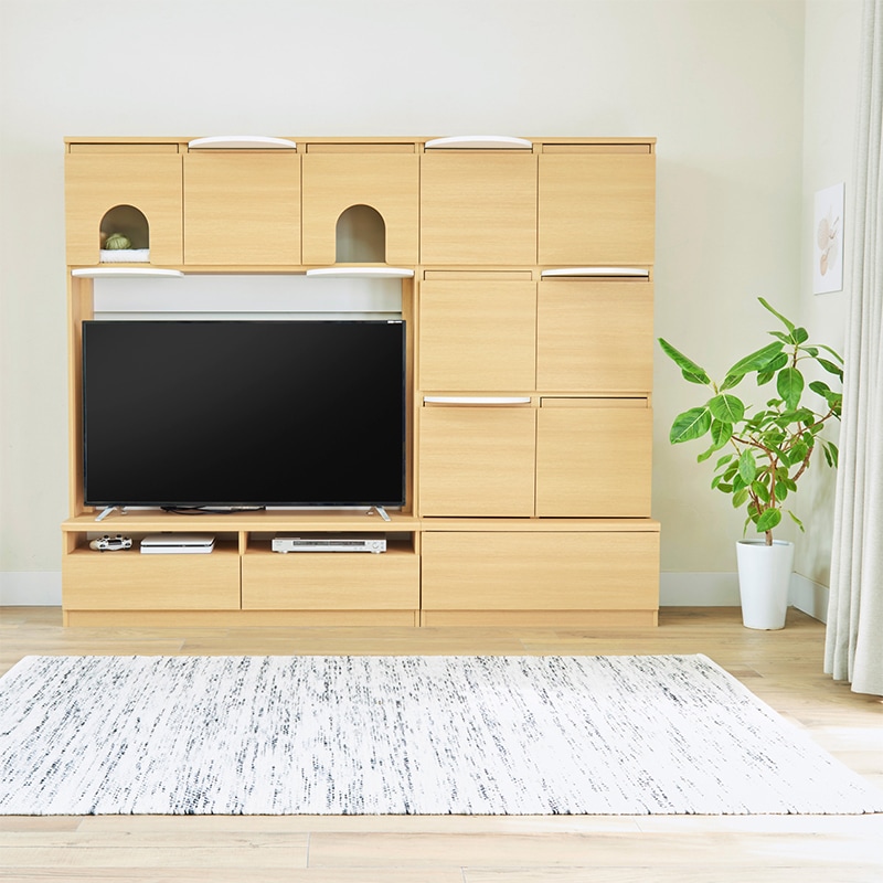 テレビ台 ニャコモ NCM-1813H NA 白井産業【お客様組立品