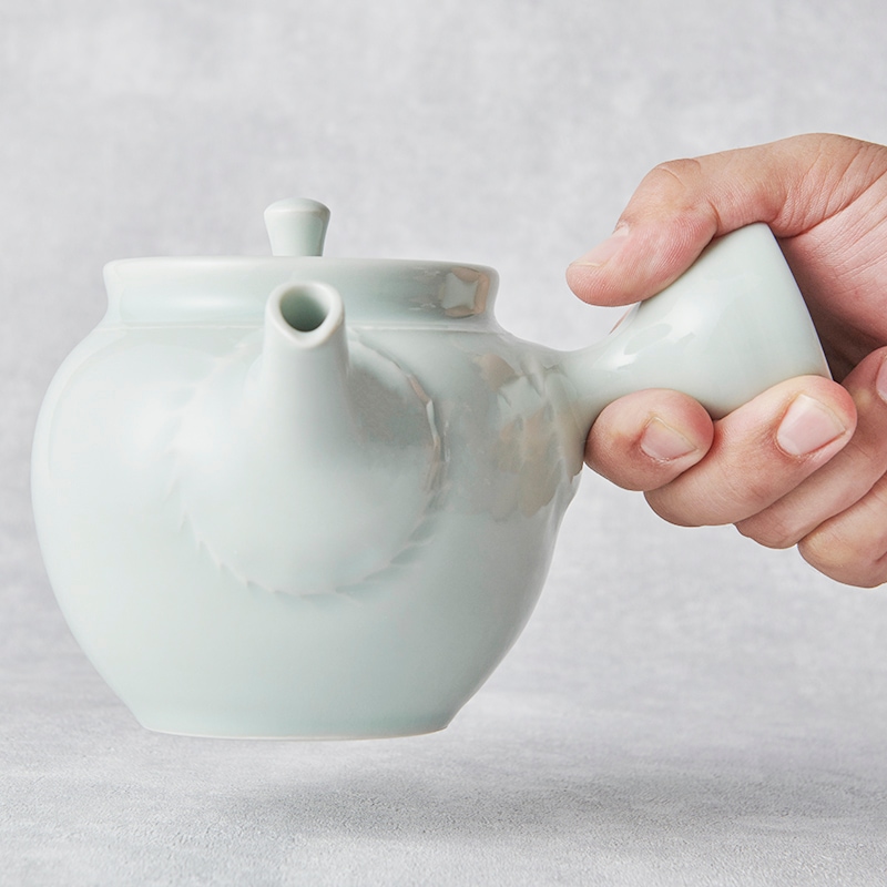 砥部焼 梅乃瀬窯】白磁の急須 | タイプ別,急須・ティーポット | 砥部焼