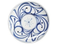 砥部焼 梅山窯 尺一寸大皿（馬絵） 砥部焼 梅山窯 尺一寸大皿（馬絵