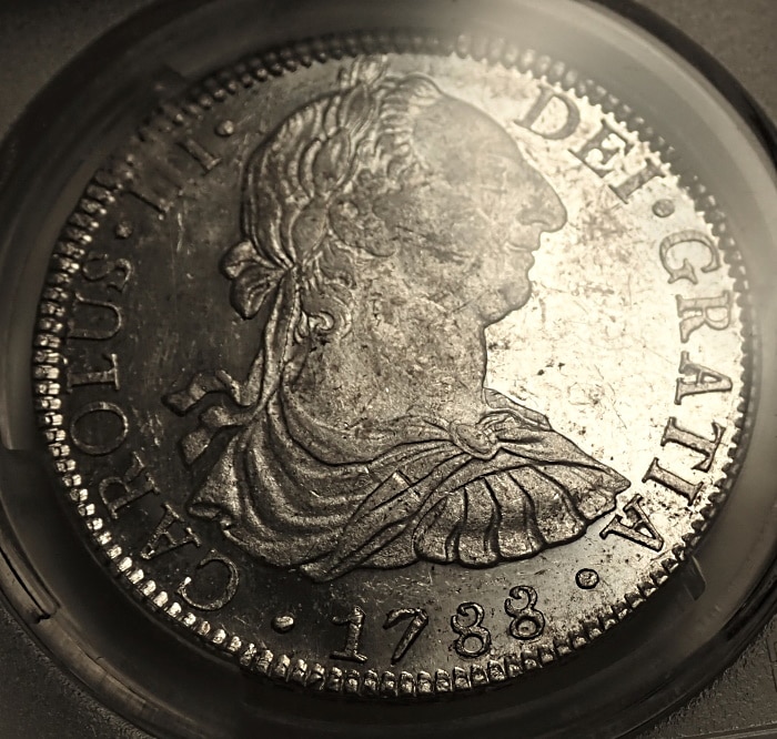 スペイン領 メキシコ 8レアル銀貨 1893年 ザカテカス造幣局 スペイン領