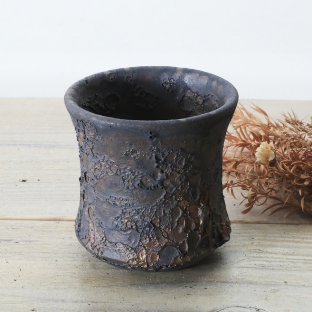 益子焼｜▽植木鉢,銀河鉢クレーター | 益子焼 通販【益子焼窯元よこやま】