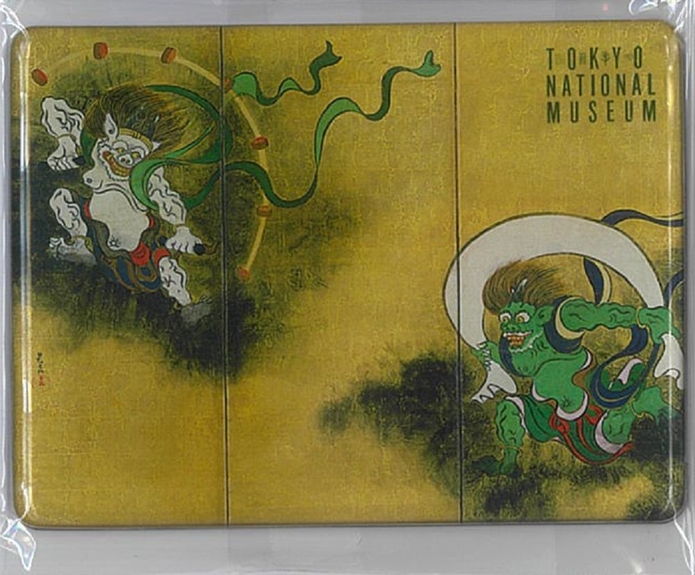 東京国立博物館 風神雷神図屏風 ミニサイズ ミニチュア屏風 風神雷神図
