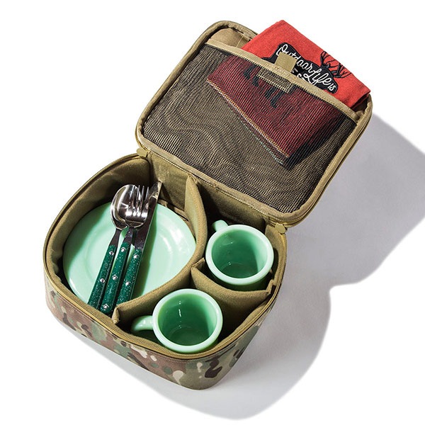 セミハードギアバッグ M-FLATサイズ (ブラックカモ) | Oregonian