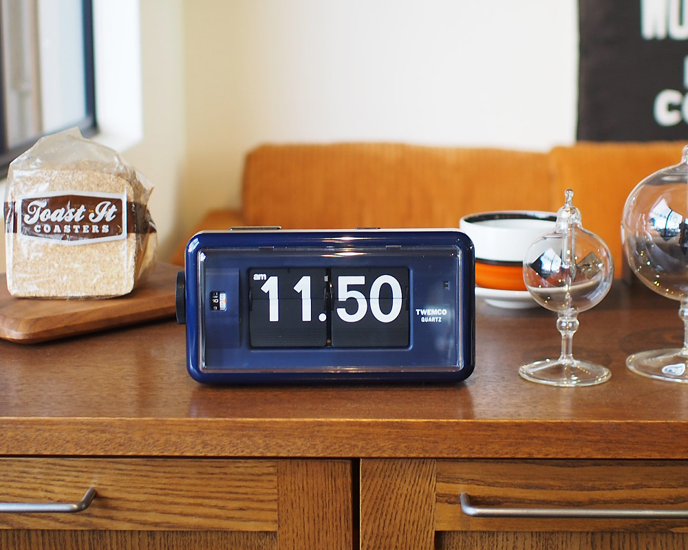 TWEMCO | Flip Alarm Clock AL-30 Limited Navy トゥエンコ アラーム