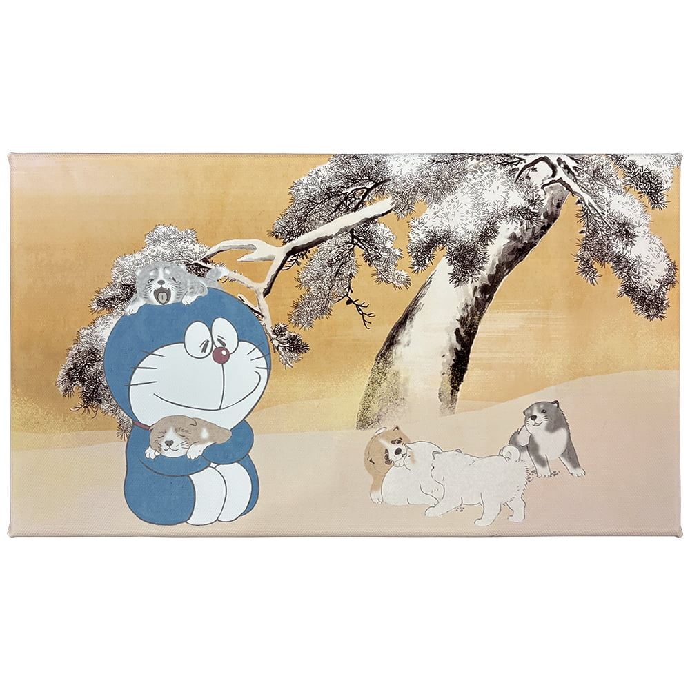 映画ドラえもん のび太の絵世界物語』名画ファブリックボード「仔犬図
