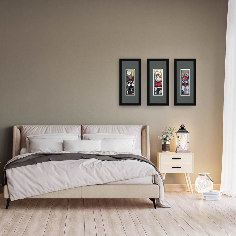 グレンダイザー 小型・ミニ浮世絵木版画「一番鎌」｜浮世絵工房