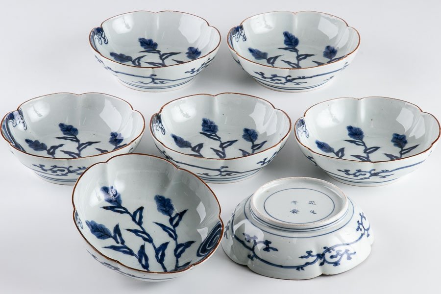 伊万里 古伊万里 江戸 中期 深皿 なます 皿 矢羽根 牡丹 本日のみ最