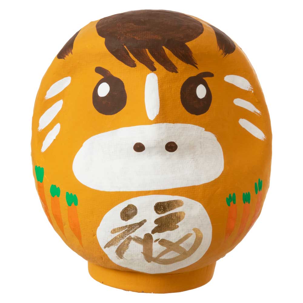 高崎だるま 2026年干支だるま午 令和8年 馬 うま 招福万来の正月飾り