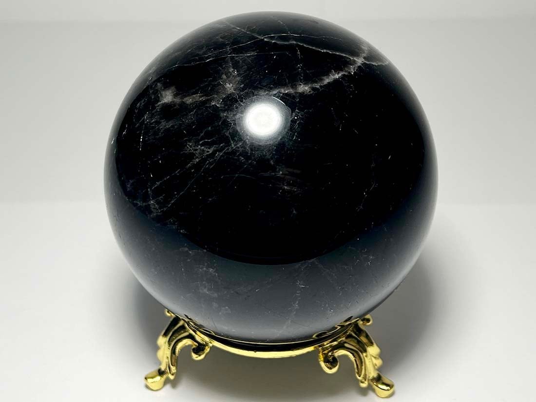 モリオン(黒水晶) 105mm丸玉