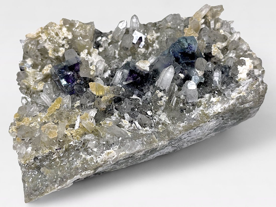 452 中国 内モンゴル産 フローライト&クォーツ 452 中国 内モンゴル産