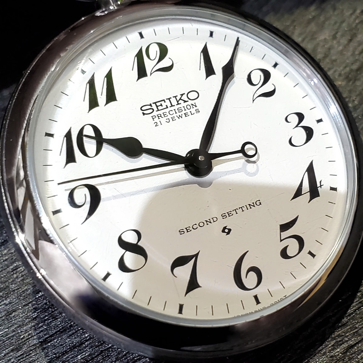 セイコー プレシジョン 懐中時計 6110-0010 紐つき Cal.6110A 21石 手